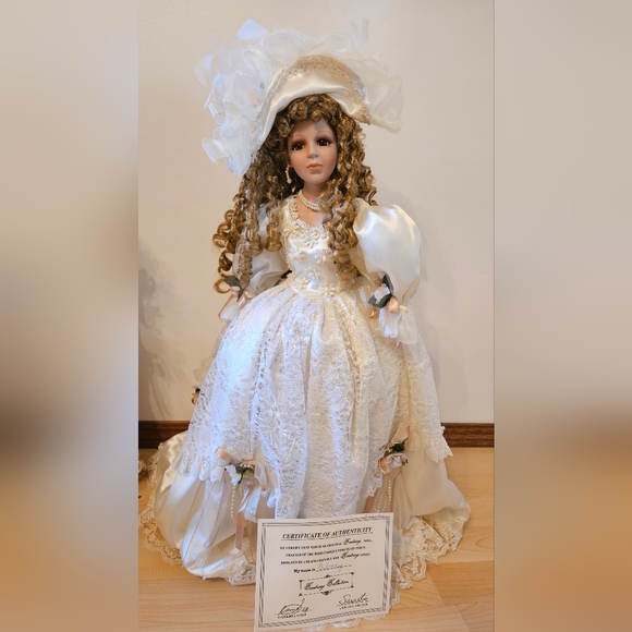 Two Genuine Porcelain Dolls - Picture 5 of 5